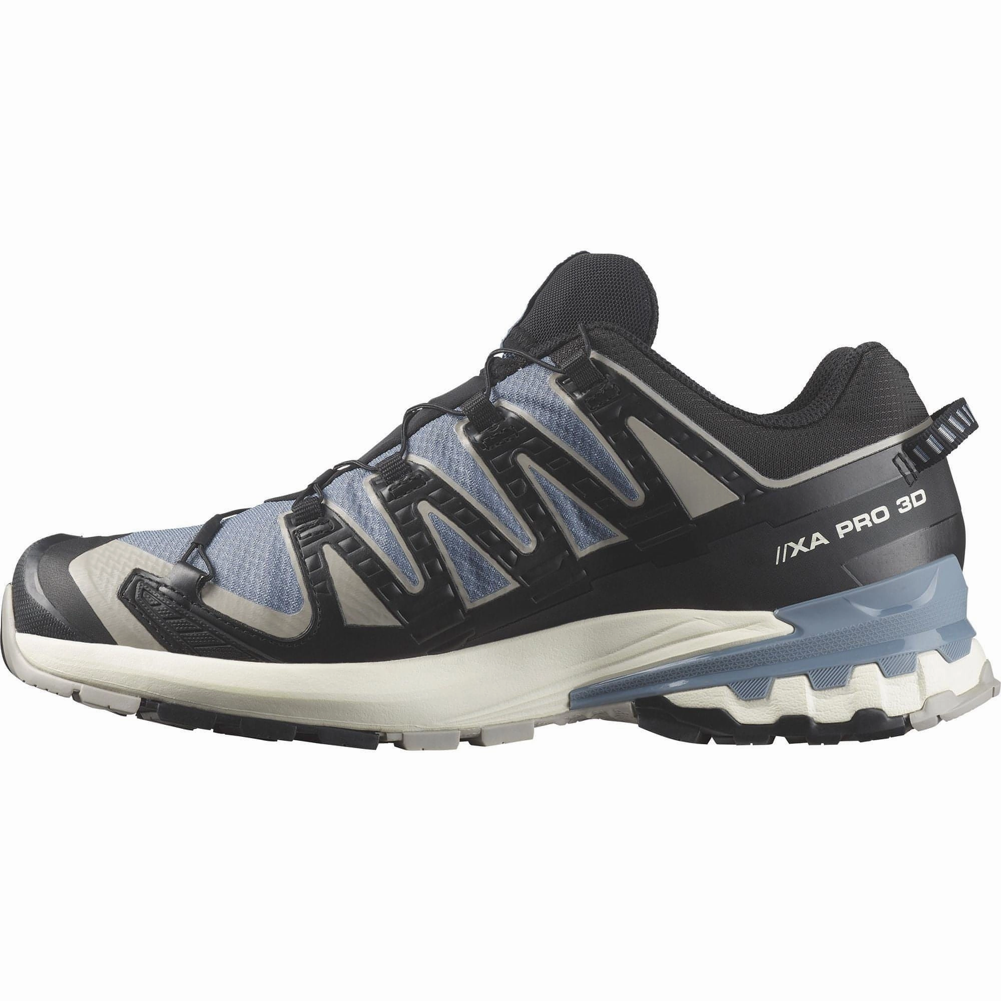 water - repellent - upper - feature shoes socially - responsible Salomon XA Pro 3D V9 GORE-TEX Mens Trail Running Shoes - Grey