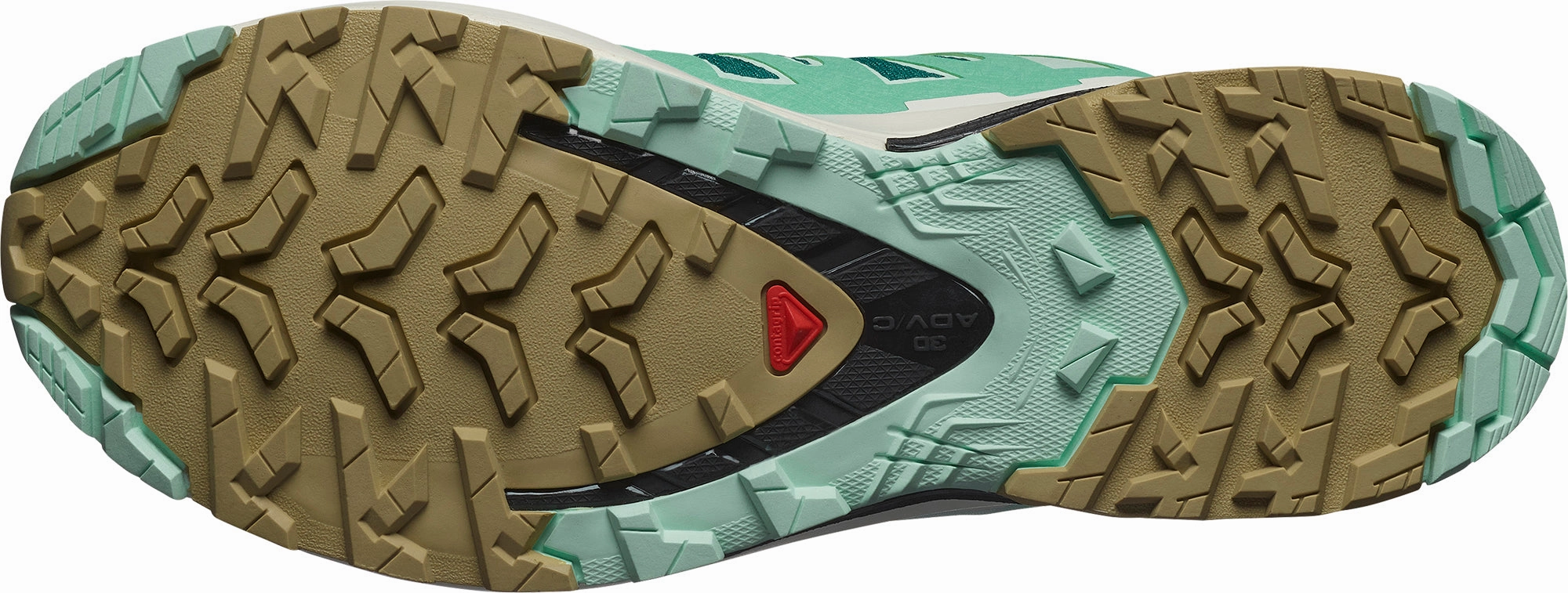 short - distance run Salomon XA Pro 3D V9 GORE-TEX Womens Trail Running Shoes - Green