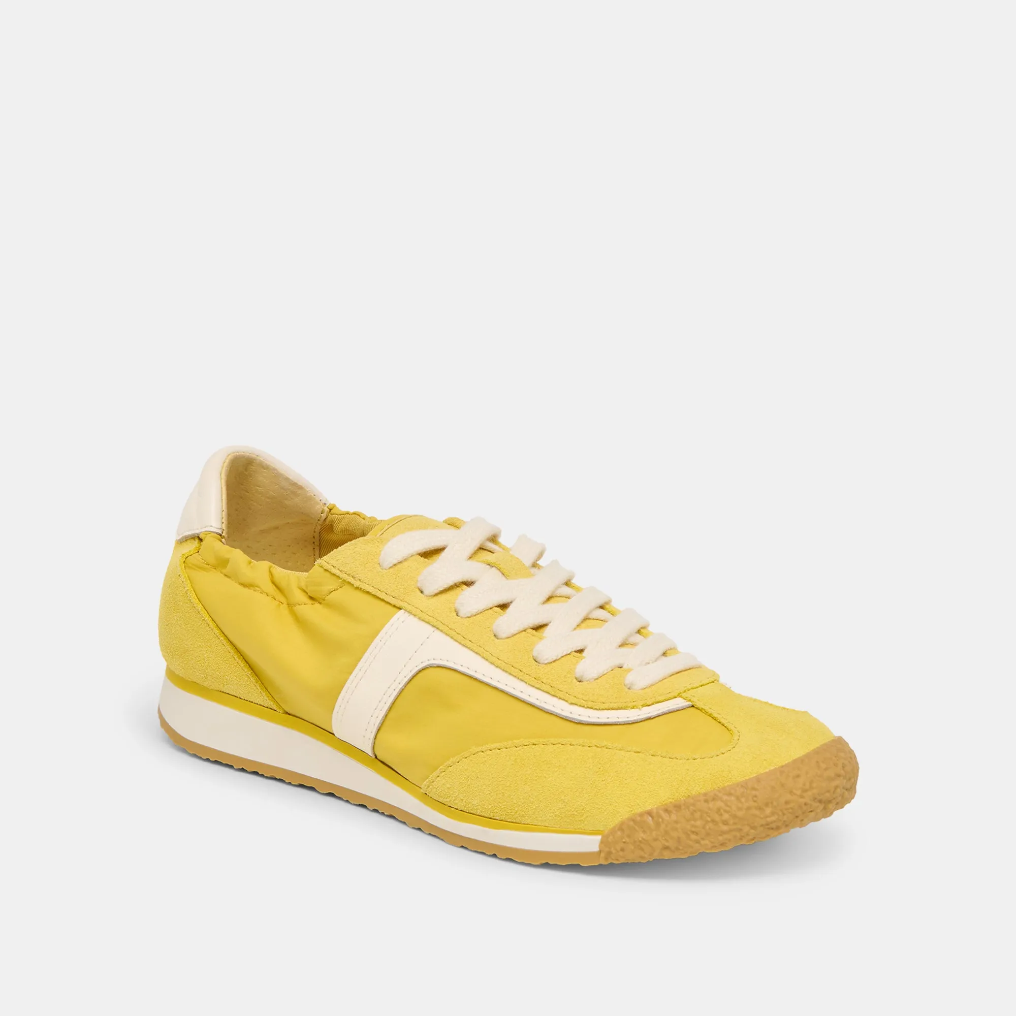 SARIYA SNEAKERS YELLOW NYLON Anti Static Material Supportive Feel