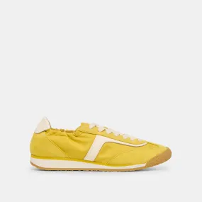 SARIYA SNEAKERS YELLOW NYLON Lifestyle Choice Impact Resistant Midsole