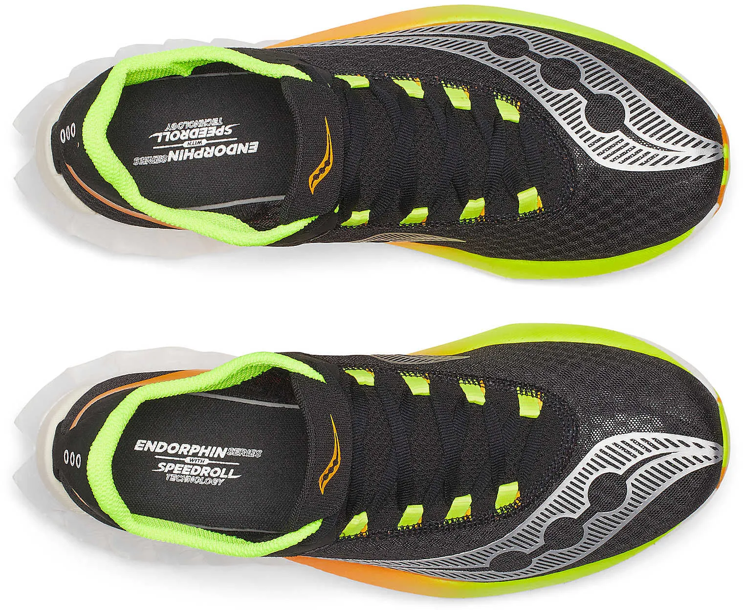 heel - cup insole shoes Hyper Elastic Compound Saucony Endorphin Pro 4 Mens Running Shoes - Black