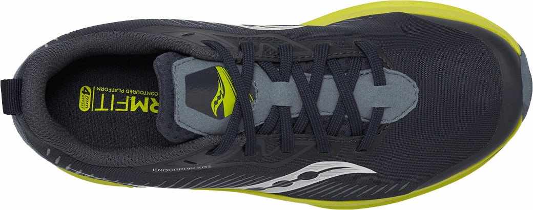 Saucony Endorphin KDZ Junior Running Shoes - Blue Breathable Layer moisture - wicking shoes