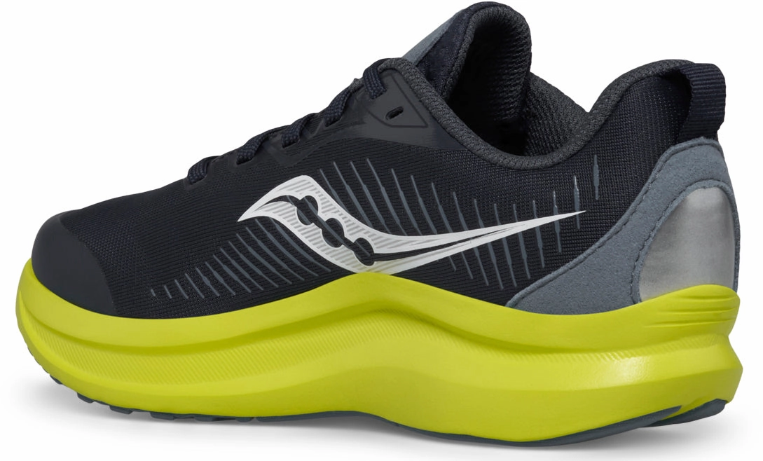 Hyper Breathable Mesh sequin - embellished - design shoes Saucony Endorphin KDZ Junior Running Shoes - Blue