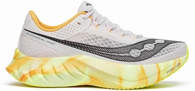 Saucony Endorphin Pro 4 Mens Running Shoes - Grey Reactive Propulsion Plate running for speed shoes