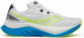 Saucony Endorphin Speed 4 Mens Running Shoes - White enthusiasm - generating Heel Cup Support