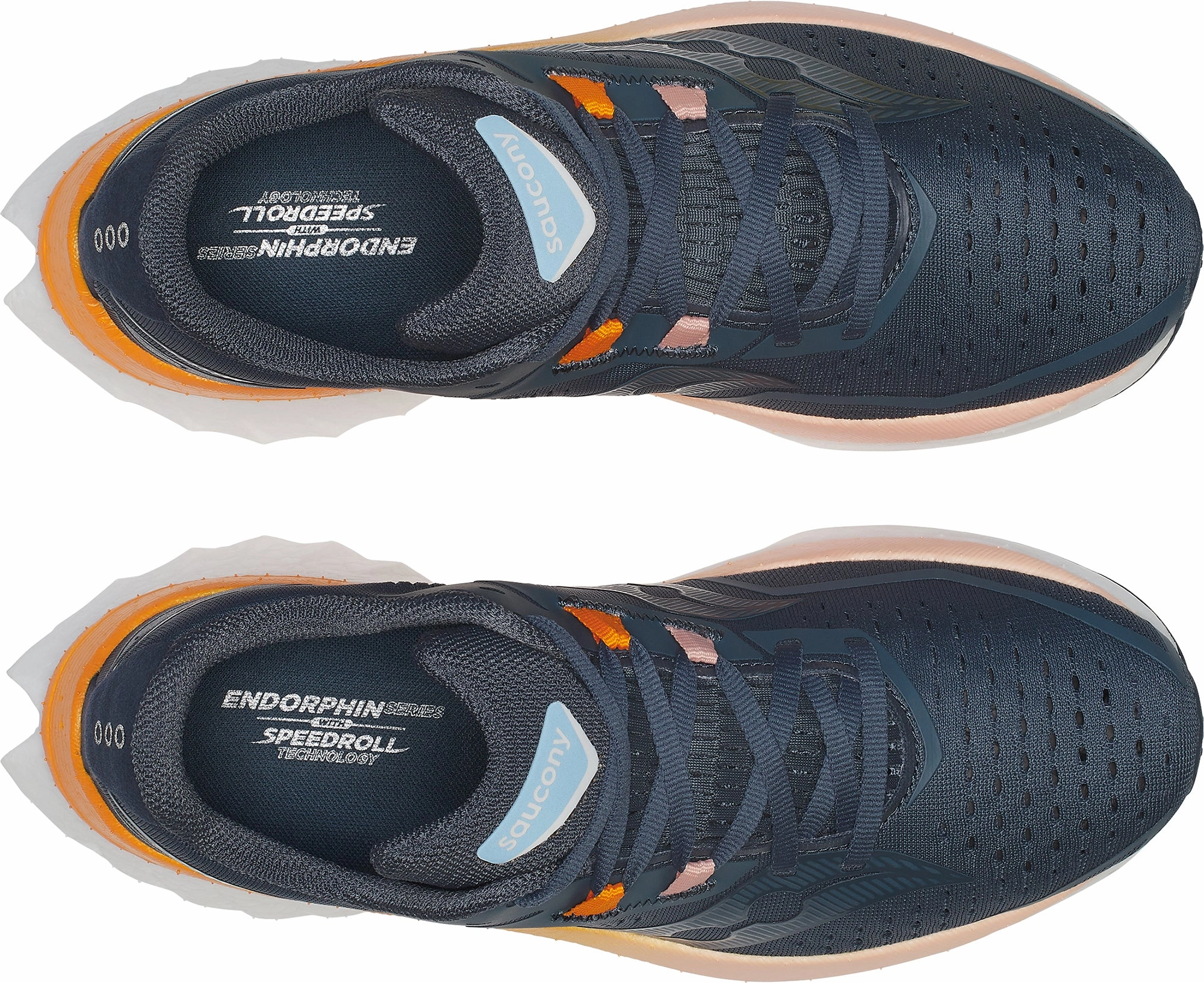 StrapClosure design - innovation Saucony Endorphin Speed 4 Womens Running Shoes - Blue