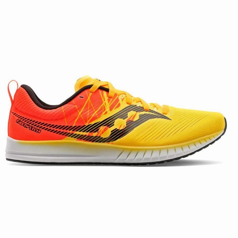 wet - weather shoes Removable components Saucony Fastwitch 9 Womens Running Shoes - Yellow