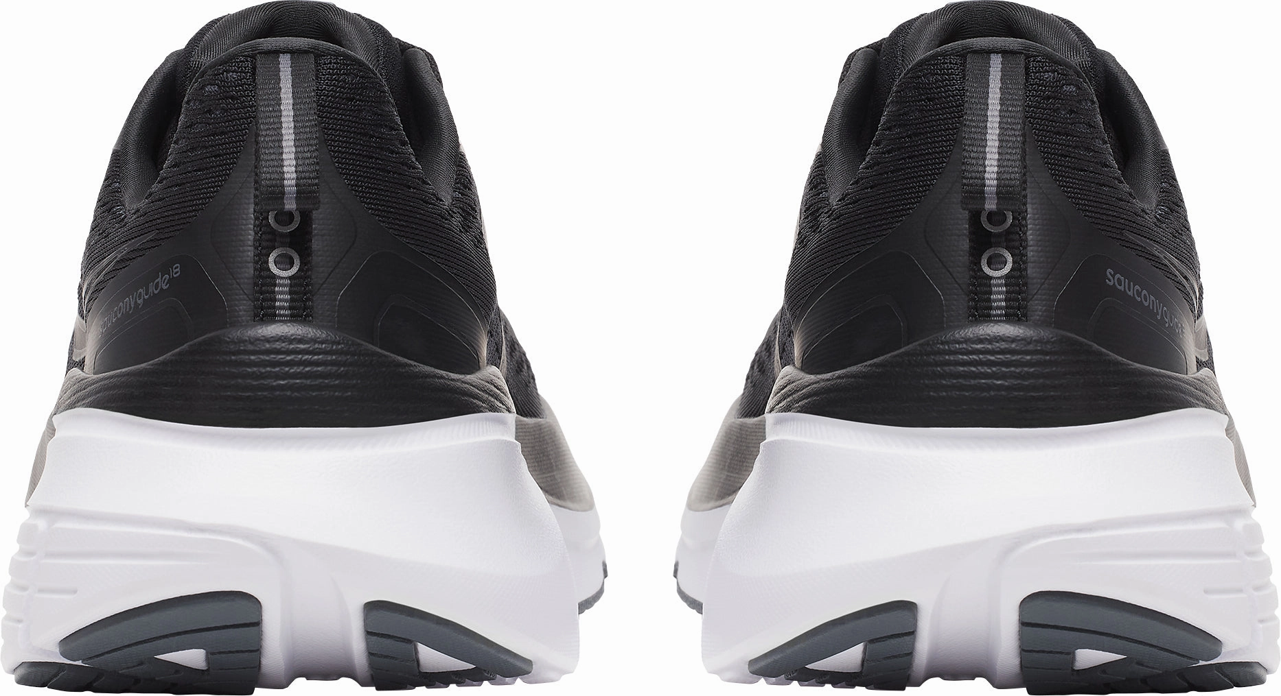 Saucony Guide 18 Mens Running Shoes - Black Odor Resistant Interior Bouncy Ride Feel