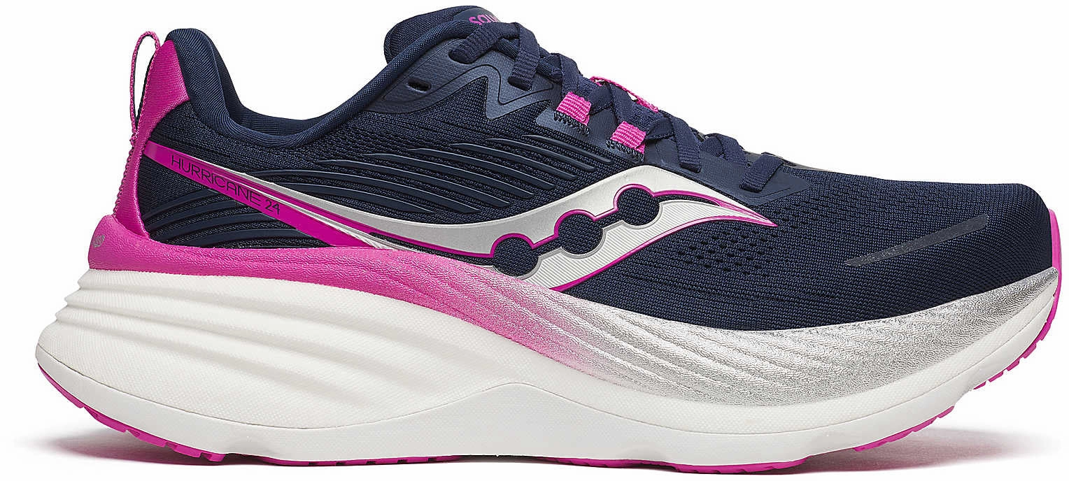 competitions Saucony Hurricane 24 Womens Running Shoes - Blue