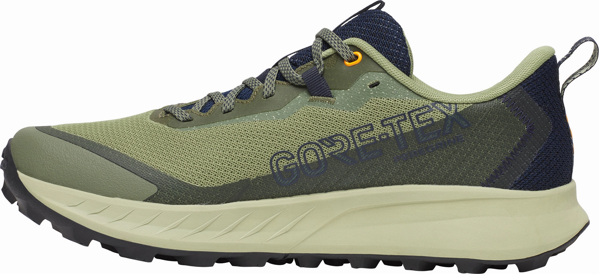 Saucony Peregrine 15 GORE-TEX Mens Trail Running Shoes - Green motion - control - optimized shoes running for self - improvement
