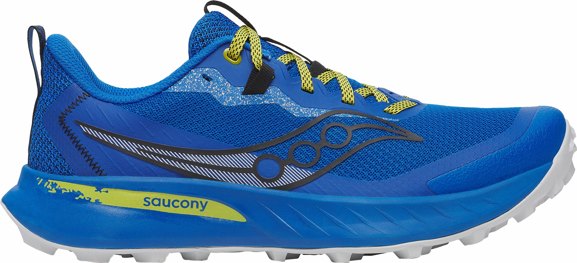 Saucony Peregrine 15 Mens Trail Running Shoes - Blue hill - training shoes