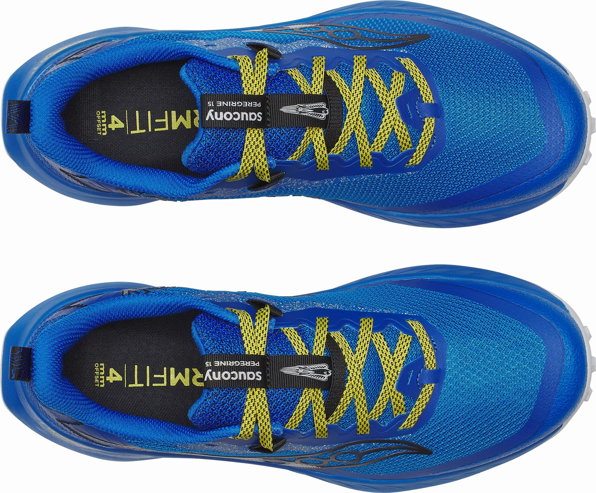 late evening running Saucony Peregrine 15 Mens Trail Running Shoes - Blue