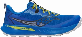Saucony Peregrine 15 Mens Trail Running Shoes - Blue hill - training shoes
