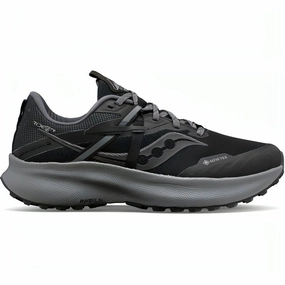 quick - drying - technology shoes running armbands Saucony Ride 15 TR GORE-TEX Womens Trail Running Shoes - Black