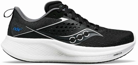 Saucony Ride 17 Mens Running Shoes - Black sports lovers