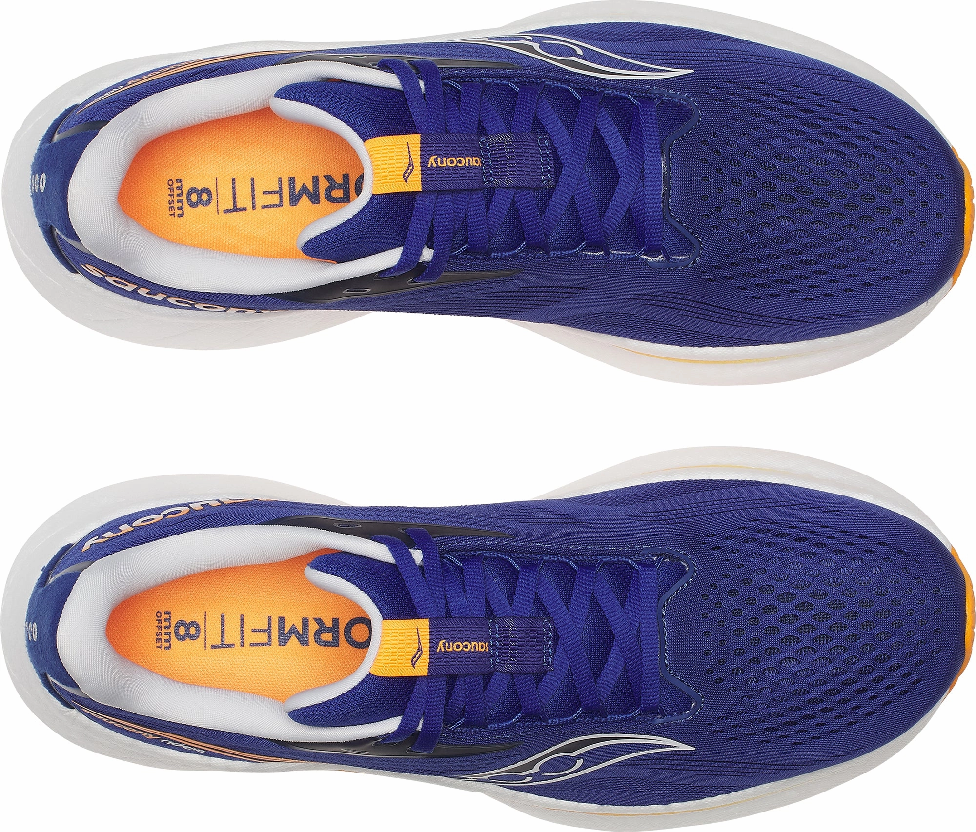 moisture - wicking footwear Saucony Ride 18 Mens Running Shoes - Blue