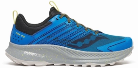 Saucony Ride TR2 Mens Trail Running Shoes - Blue Trail Ready Heel Clasp System