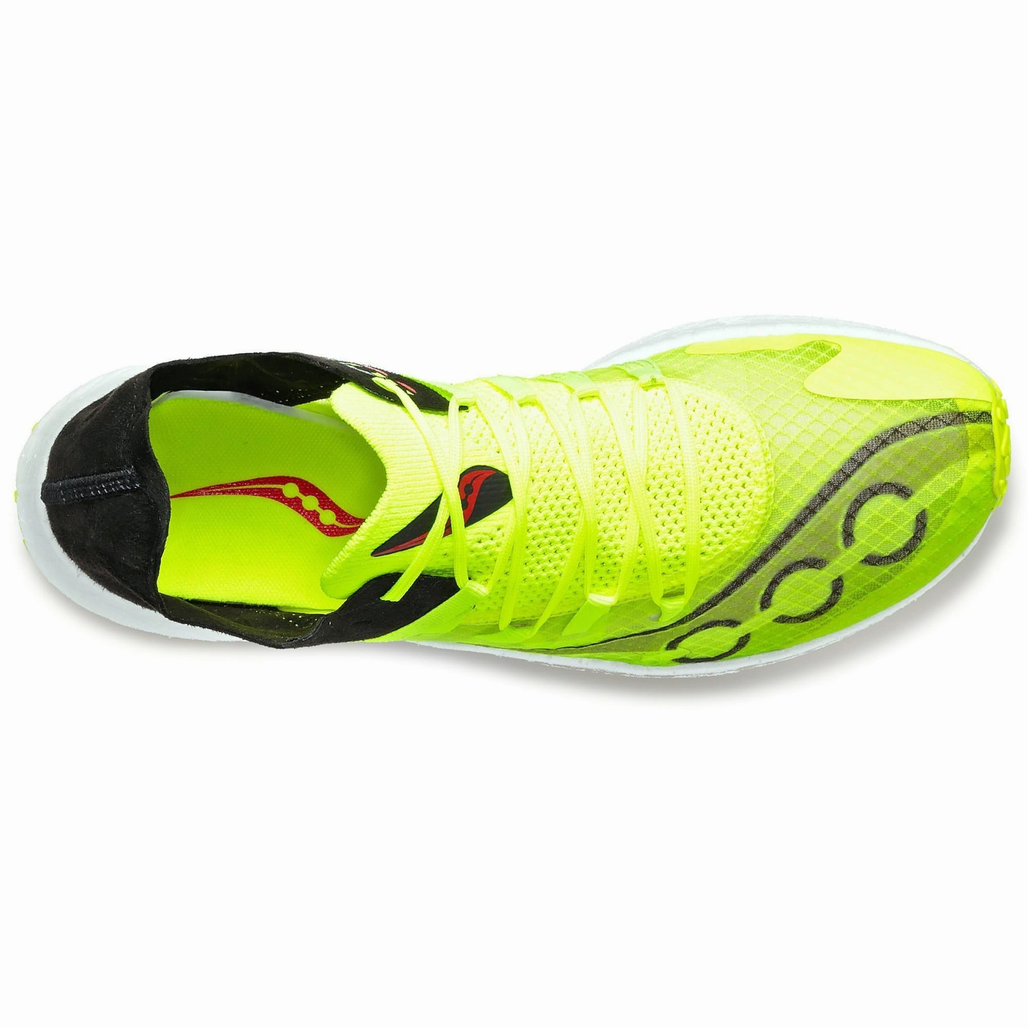 Shock Dissipating Heel Saucony Sinister Womens Running Shoes - Yellow