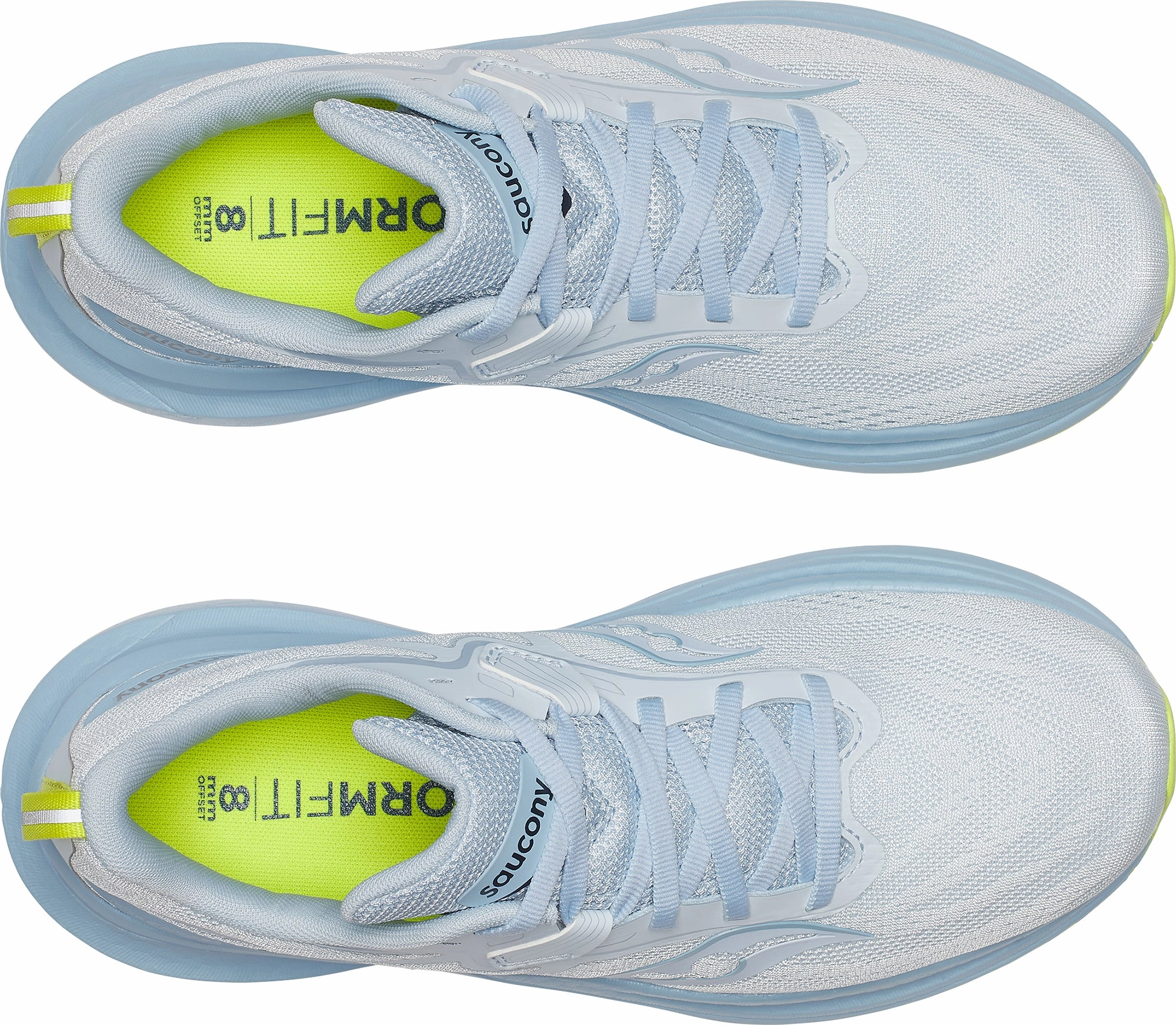 suede running wear Soft Material Saucony Tempus 2 Womens Running Shoes - Blue