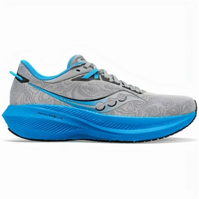 grass running footwear cardiovascular health running shoe gain Saucony Triumph 21 Womens Running Shoes - Grey
