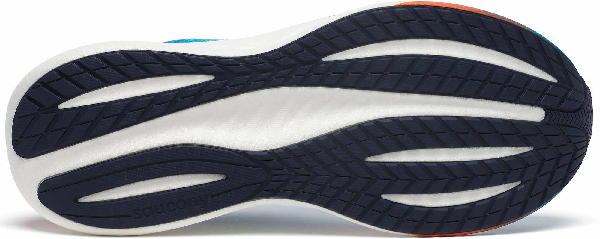 Compression Zoned Upper Saucony Triumph 22 Mens Running Shoes - Blue