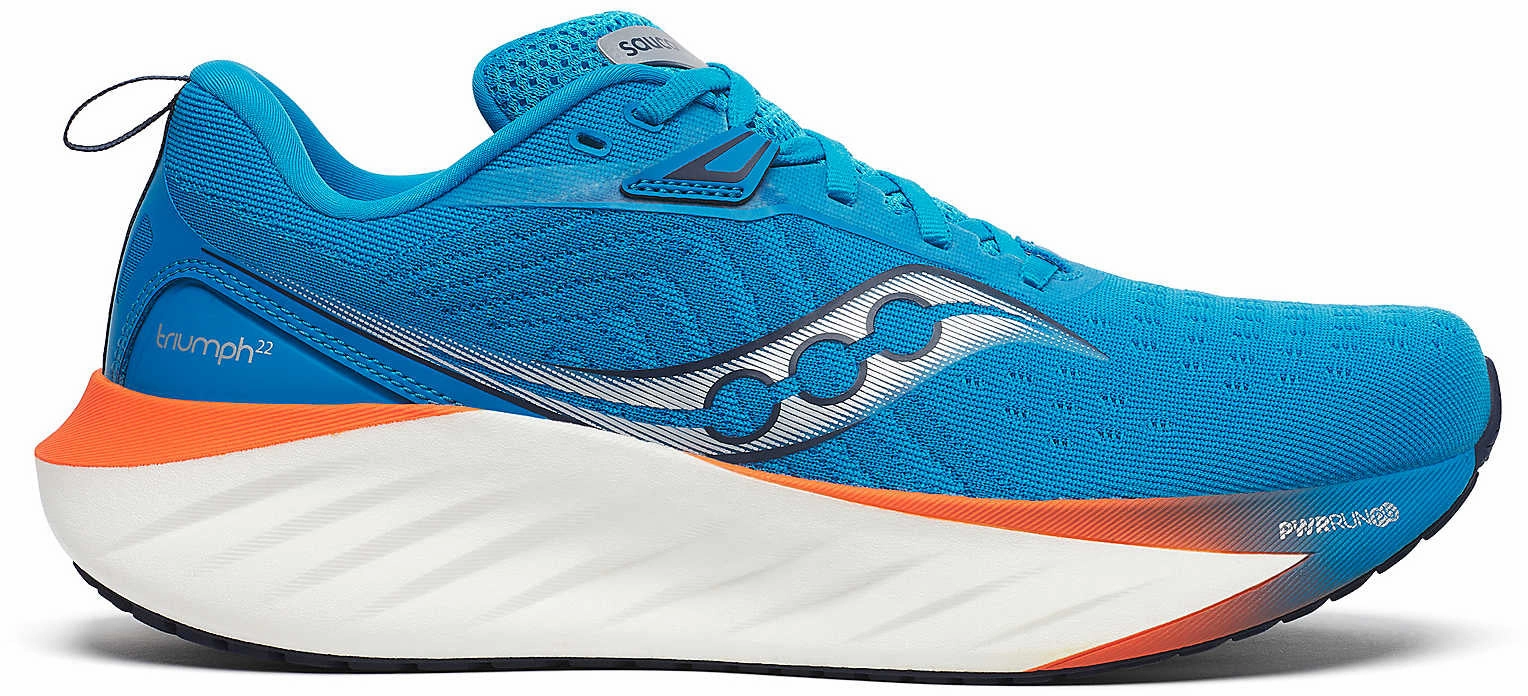 Responsive Propulsion Plate Saucony Triumph 22 Mens Running Shoes - Blue