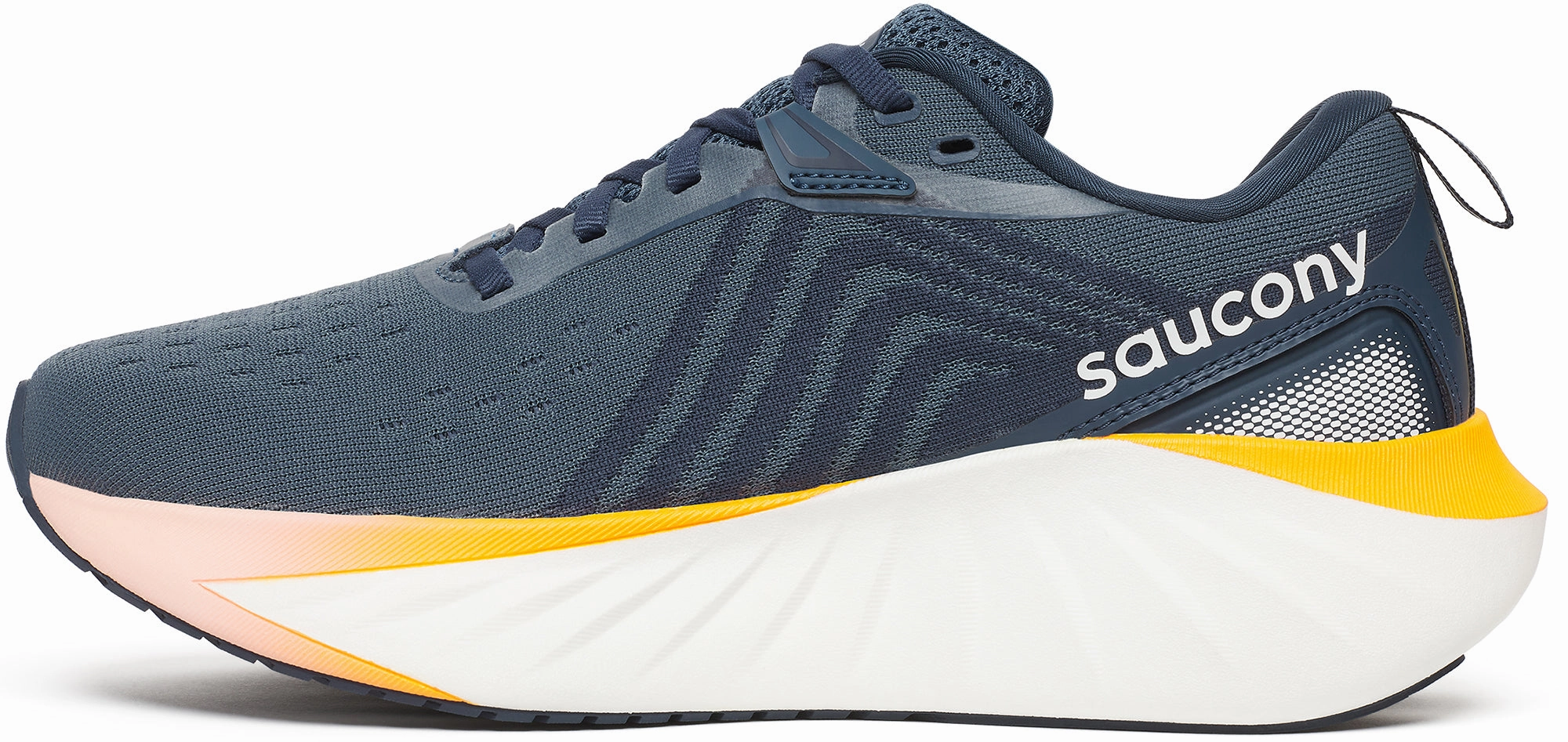 Saucony Triumph 22 Womens Running Shoes - Blue Gapless Stride Transition Multi Density Outsole