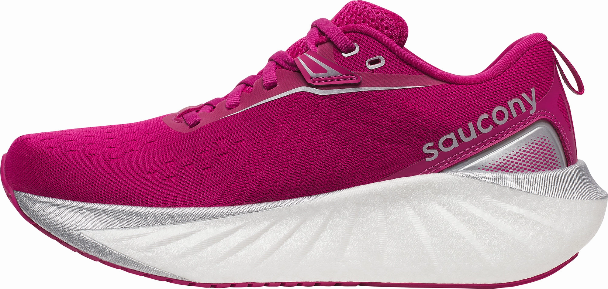 FlexibleMidsole secure fit shoes Saucony Triumph 22 Womens Running Shoes - Pink