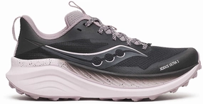 Flexible Outsole Grip Saucony Xodus Ultra 3 Womens Trail Running Shoes - Black