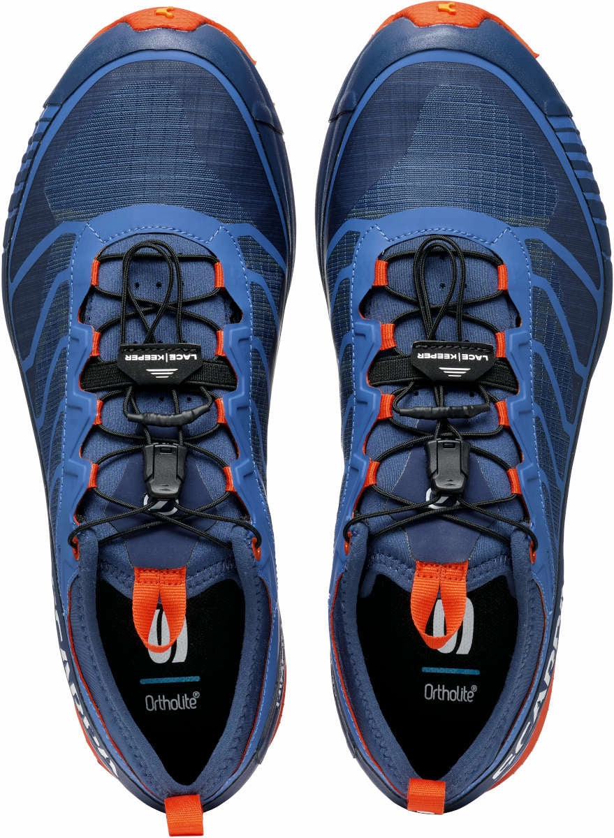 anatomical Scarpa Ribelle Run GORE-TEX Mens Trail Running Shoes - Blue