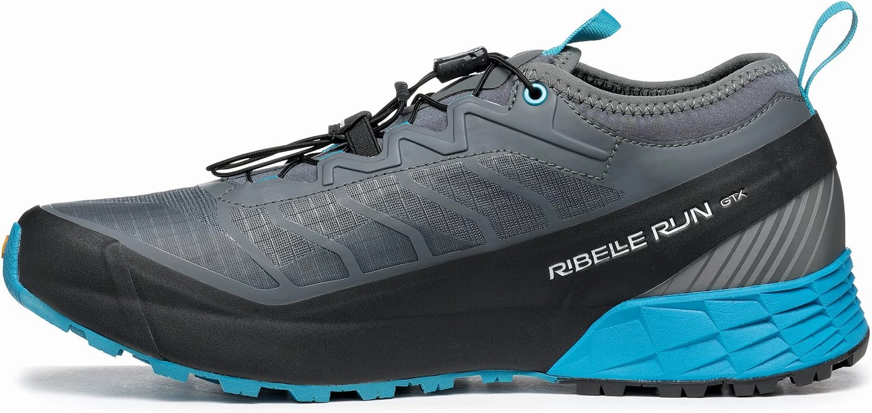 running in a lake area shoes Scarpa Ribelle Run GORE-TEX Mens Trail Running Shoes - Grey