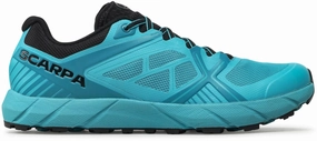 running for social interaction React Scarpa Spin 2.0 Mens Trail Running Shoes - Blue