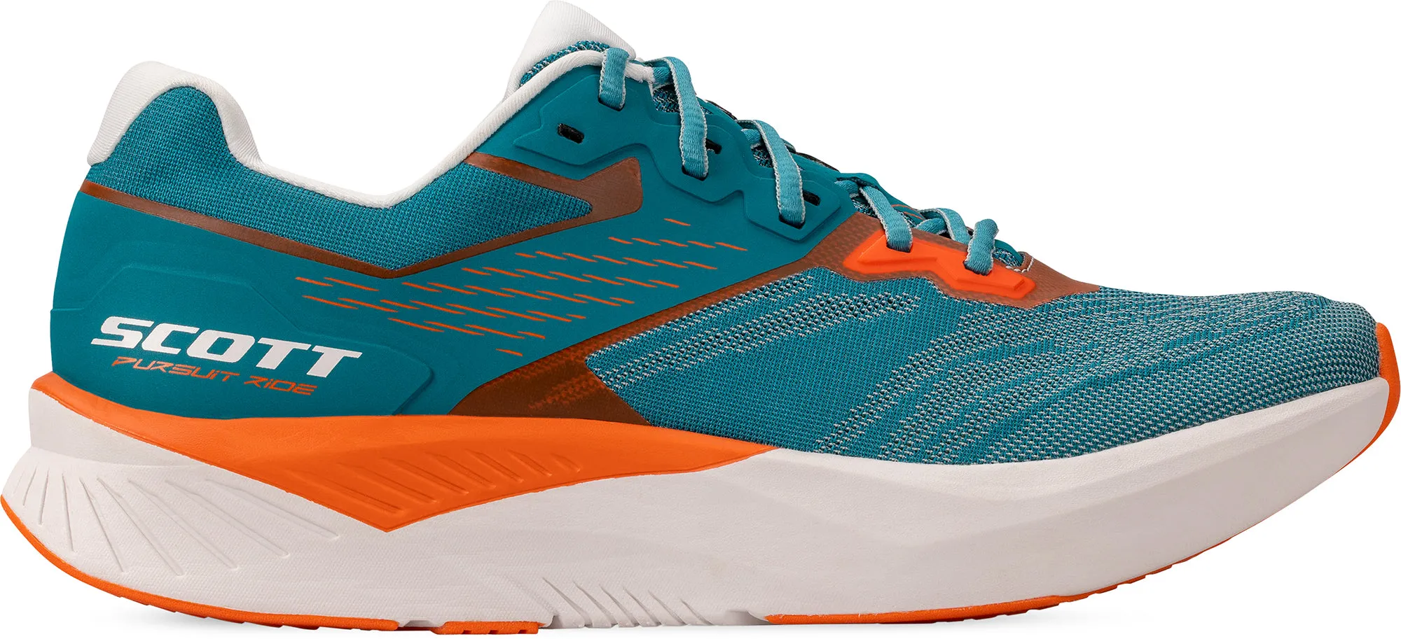 Scott Pursuit Ride Mens Running Shoes - Green Everyday Comfort Stretch Knit