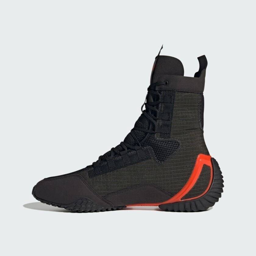 adidas Speedex 23 Boxing Boots Black & Red Slip Block