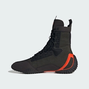 adidas Speedex 23 Boxing Boots Black & Red Slip Block