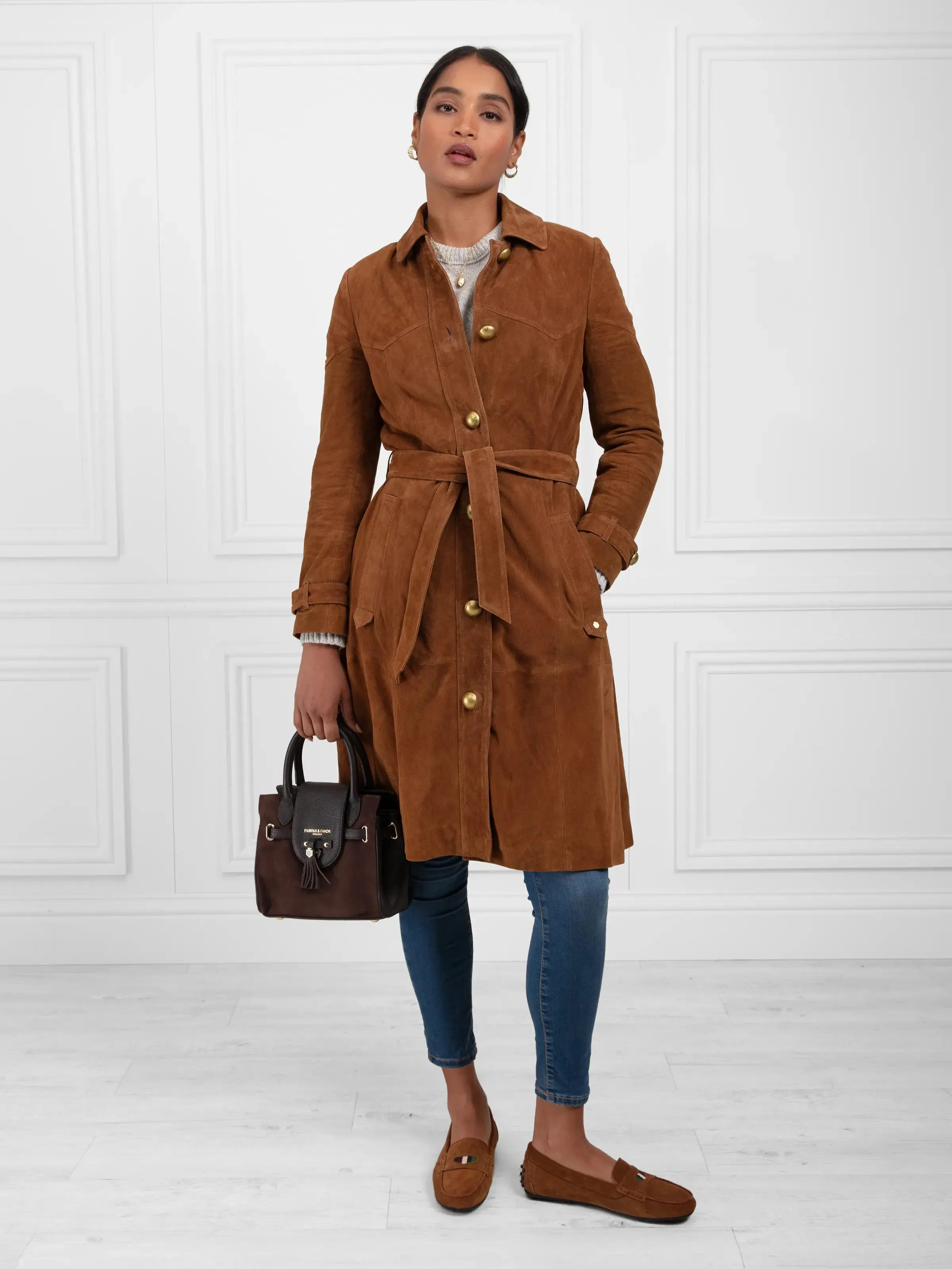 Windbreaker Style Lylla - Tan Suede