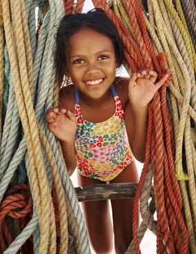 Selena Rainbow Strap Swimsuit-Multi Rainbow Leopard Anti Fade Color Technology