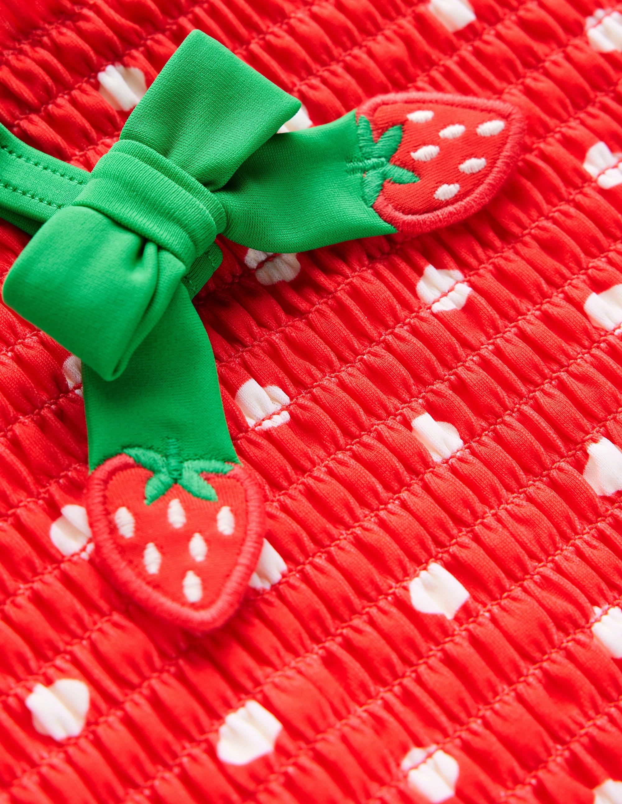 Smocked Tankini Set-Jam Red Strawberry Summer Escape Holiday Pack