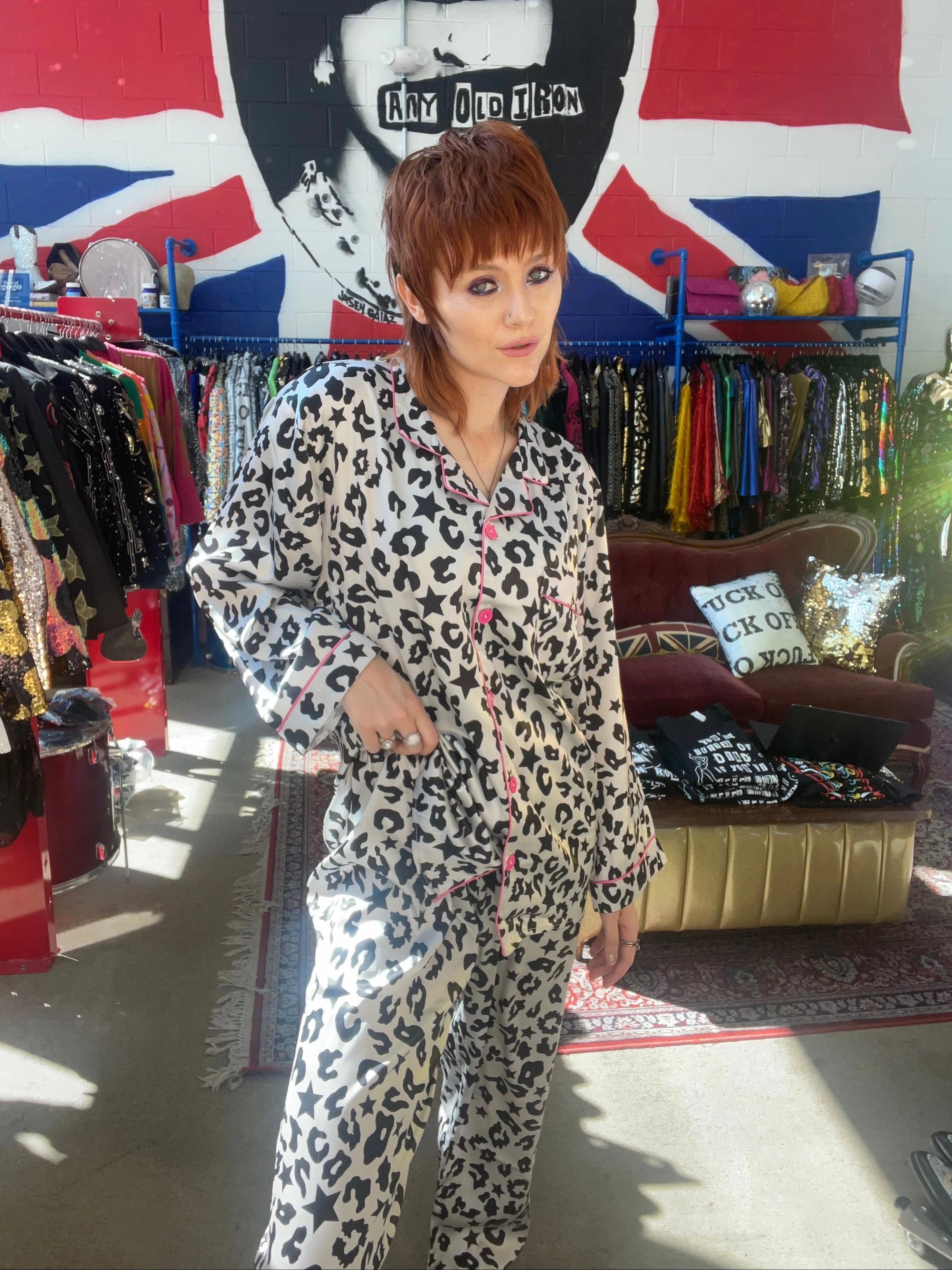 tailored office wear Any Old Iron Sleeping Rock Star Pajamas