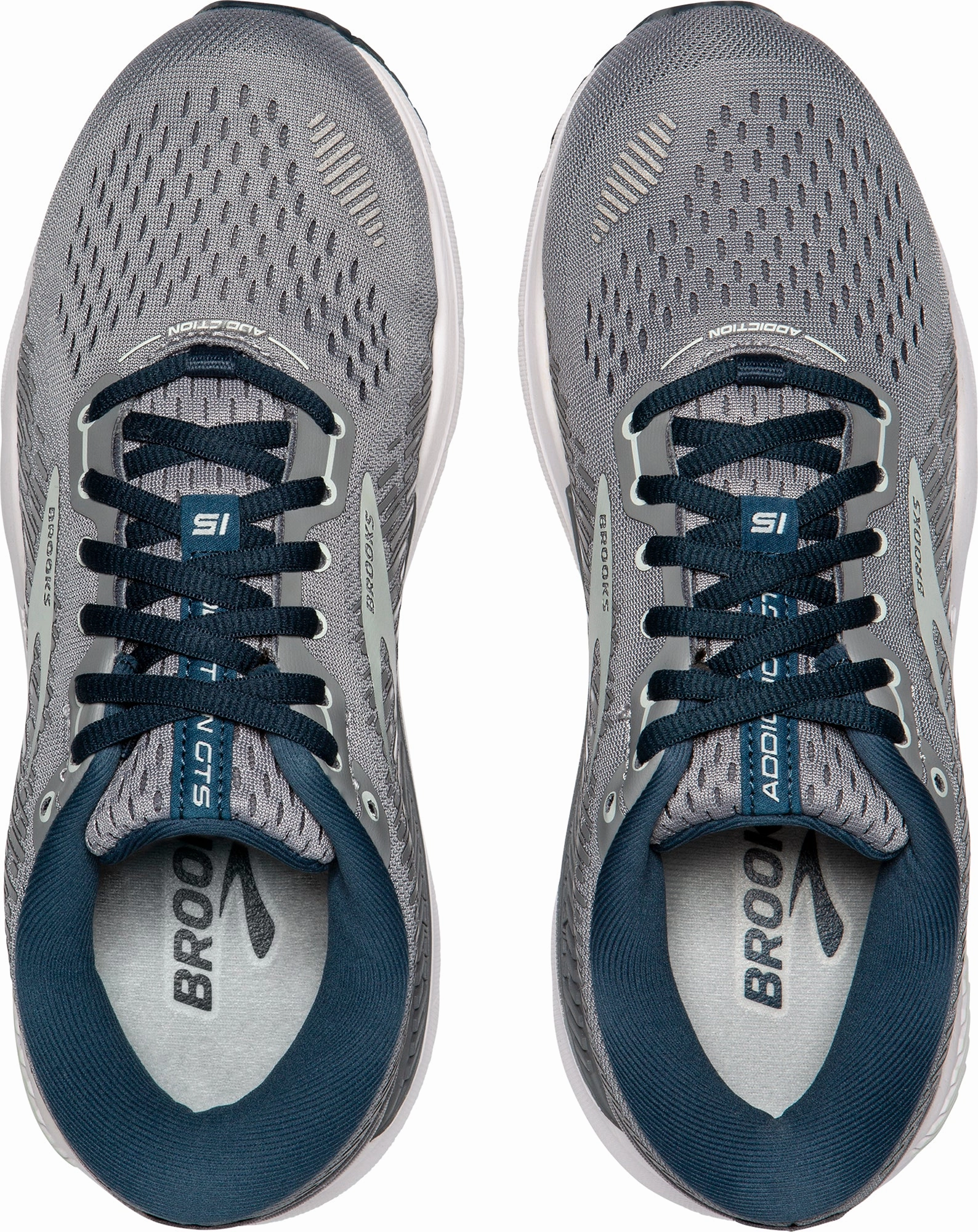 Brooks Addiction GTS 15 Womens Running Shoes - Grey Comfortable foot wrap