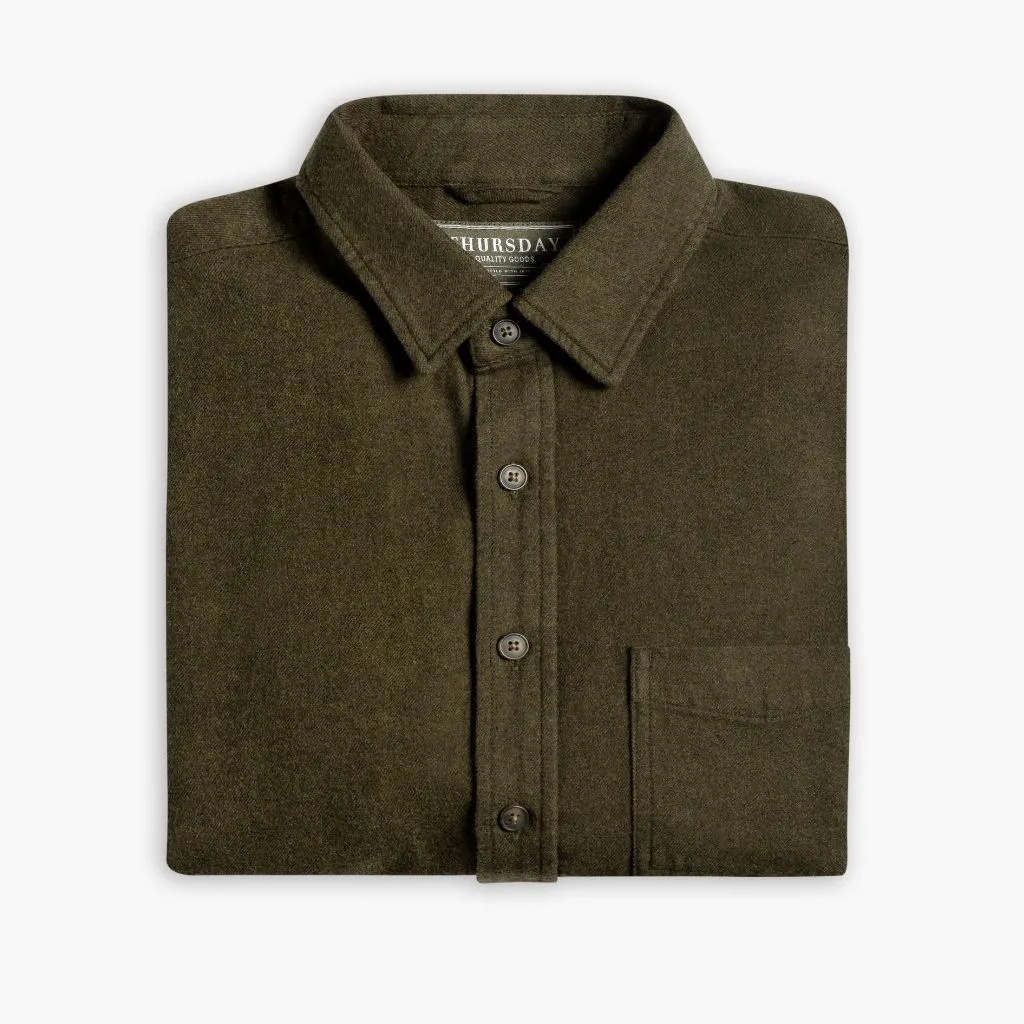 Solid Shirt | Olive Local Favorite Brunch Outfit