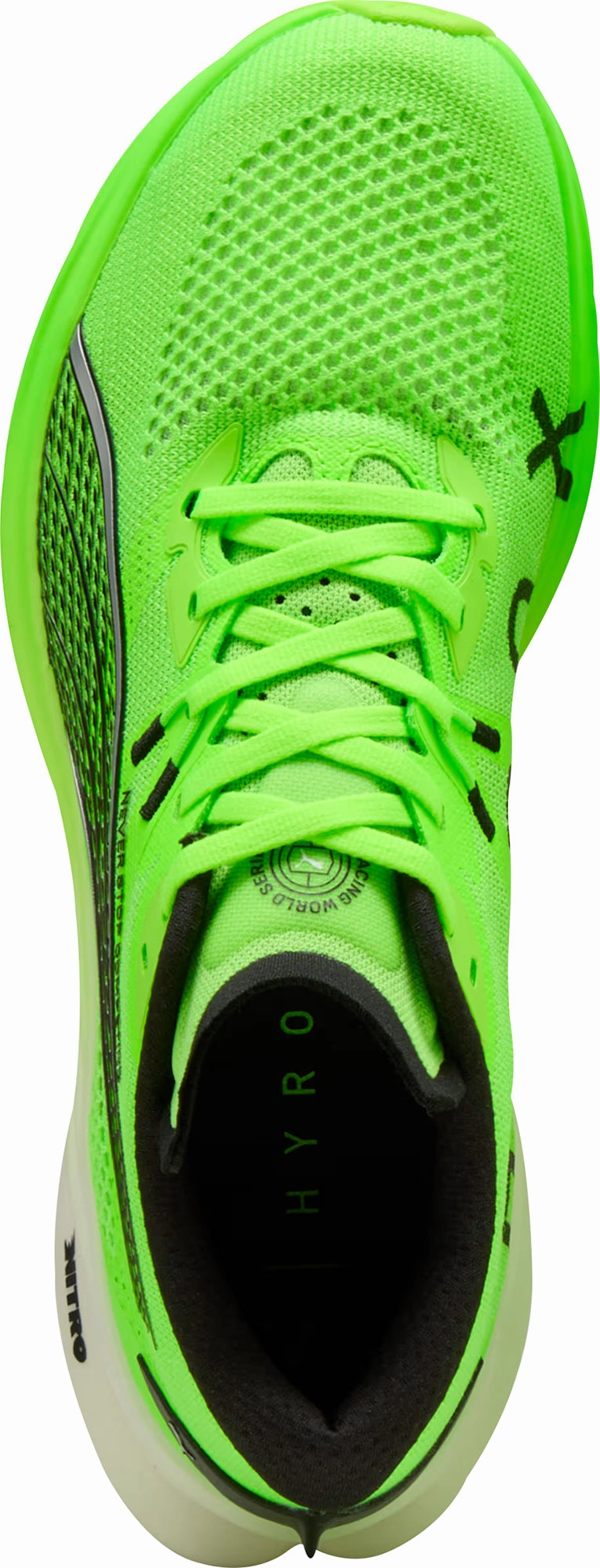 Puma Deviate Nitro 3 HYROX Mens Running Shoes - Green stylish aesthetics shoes indoor sports shoes