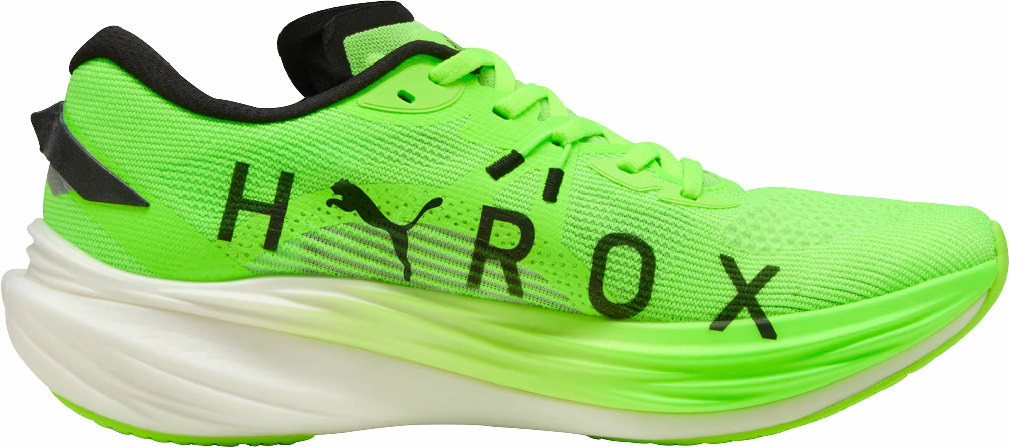 Puma Deviate Nitro 3 HYROX Mens Running Shoes - Green Micro Grooves