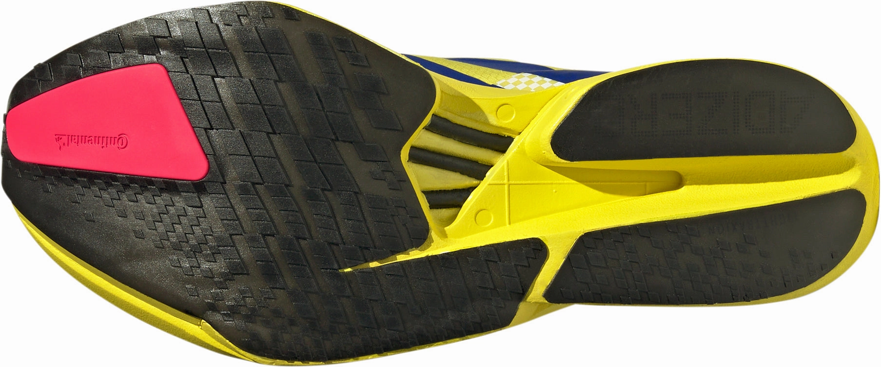 adidas Adizero Adios Pro 4 Mens Running Shoes - Yellow running in a bus station area shoes exclusivity - brand shoes