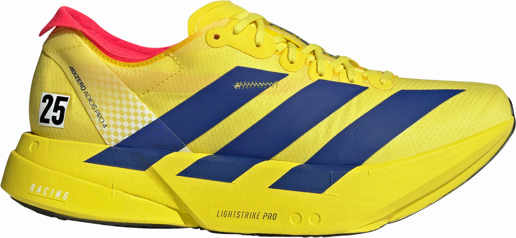 Efficient Support adidas Adizero Adios Pro 4 Mens Running Shoes - Yellow