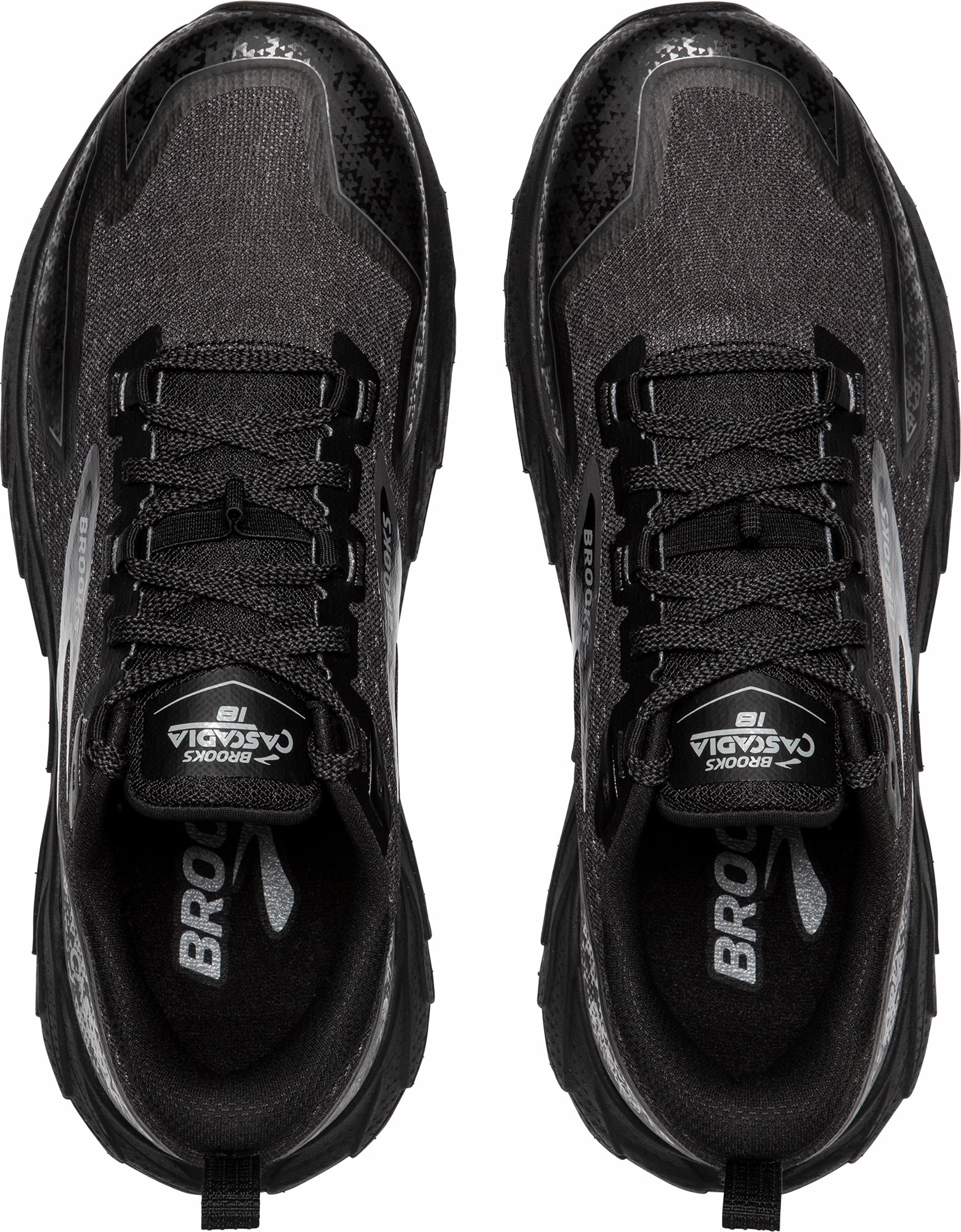 Brooks Cascadia 18 Mens Trail Running Shoes - Black wedding - themed running shoes Shock Diffusion