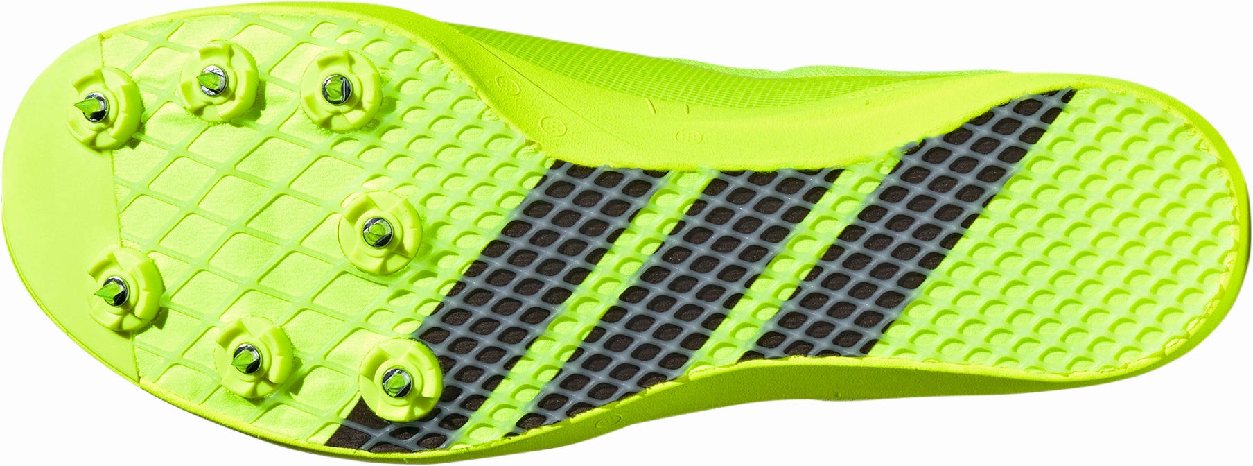 adidas Adizero Long Jump Field Event Spikes - Yellow Synthetic Overlay Support spiritual - event running option