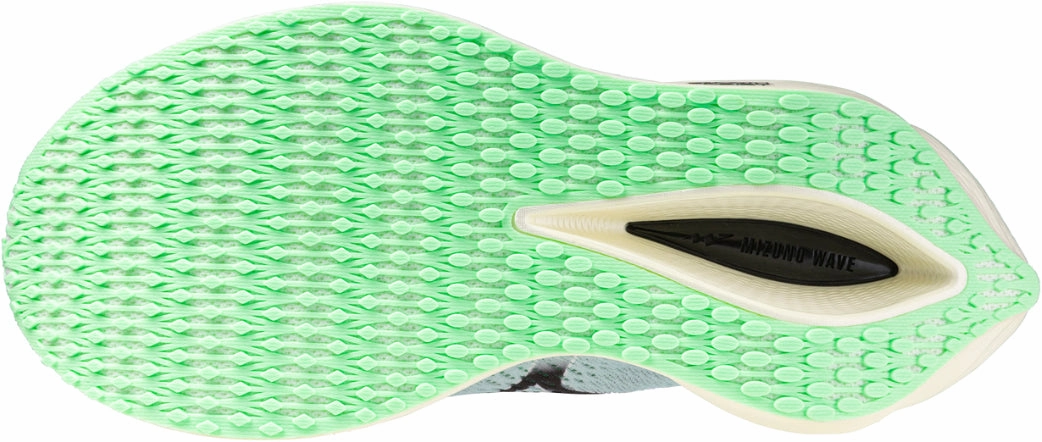 Bounce Response Tech Mizuno Wave Rebellion Pro 3 Running Shoes - Green