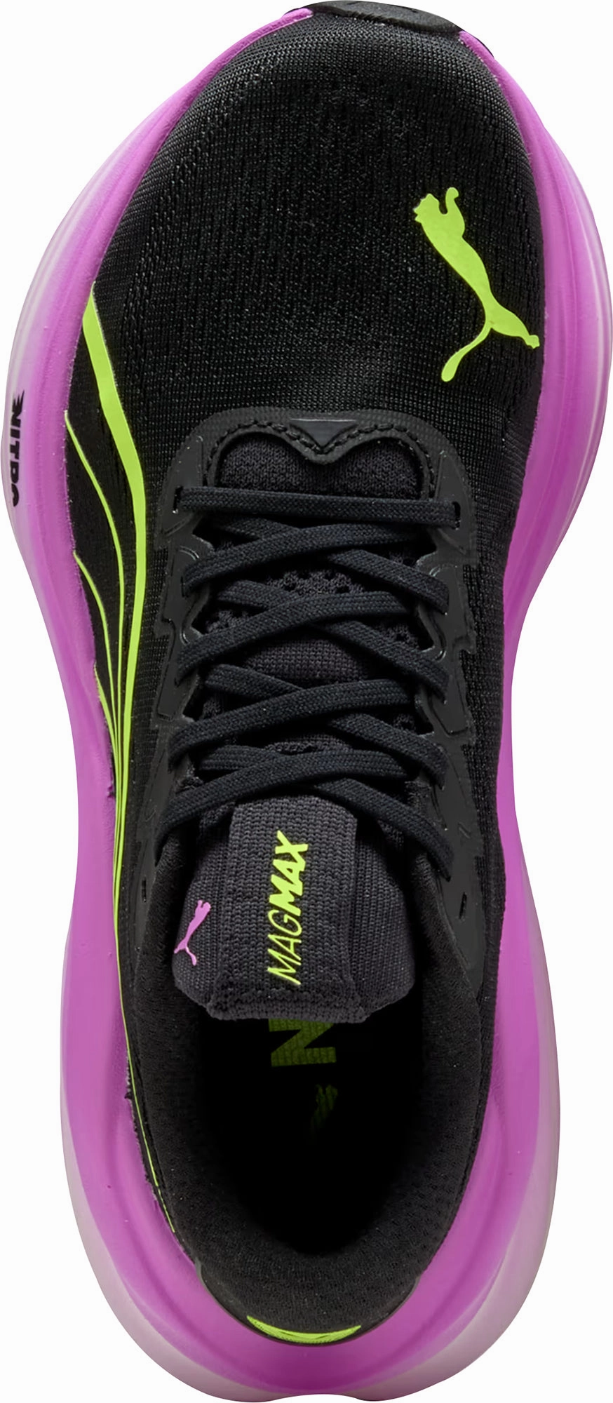 Puma MagMax Nitro Womens Running Shoes - Black endurance training shoe fitness
