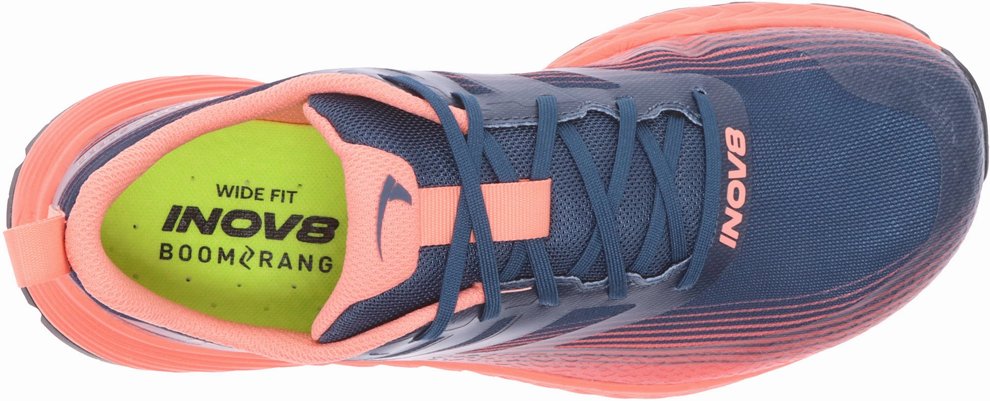 seamless - transition speed ropes Inov8 TrailFly Speed WIDE FIT Womens Trail Running Shoes - Blue